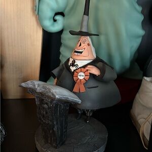 Nightmare Before Christmas Mayor Figurine Statue NECA Vintage Disney Bobble